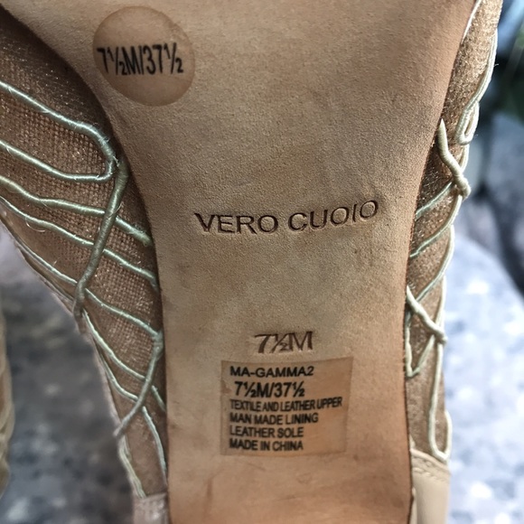 🌟BCBG Max Azria Gamma Dress 7.5M (EUR37.5) Soy Chai 4.5” Heels, 100% Leather🌟 - Picture 9 of 15